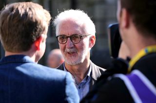 UCI President Brian Cookson was at the race today