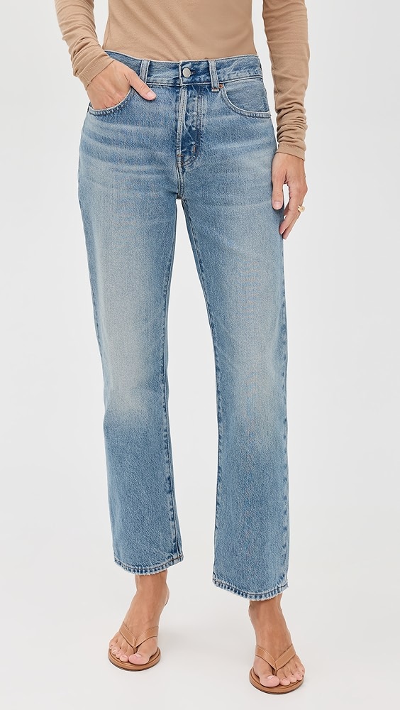 Madewell Petite Longline Straight Jeans