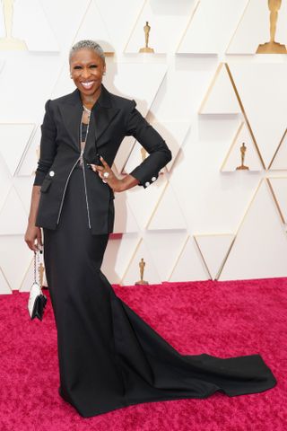 HOLLYWOOD, CALIFORNIA - MARCH 27: Cynthia Erivo attends the 94th Annual Academy Awards at Hollywood and Highland on March 27, 2022 in Hollywood, California. (Photo by Jeff Kravitz/FilmMagic)