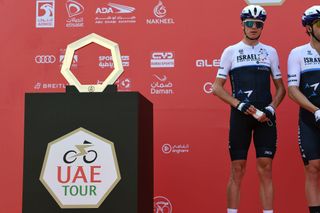 Chris Froome made his debut with Israel Start-Up Nation at the UAE Tour