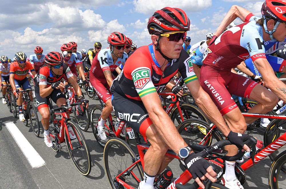 Richie Porte (BMC) during stage 1 at the 2018 Tour de France