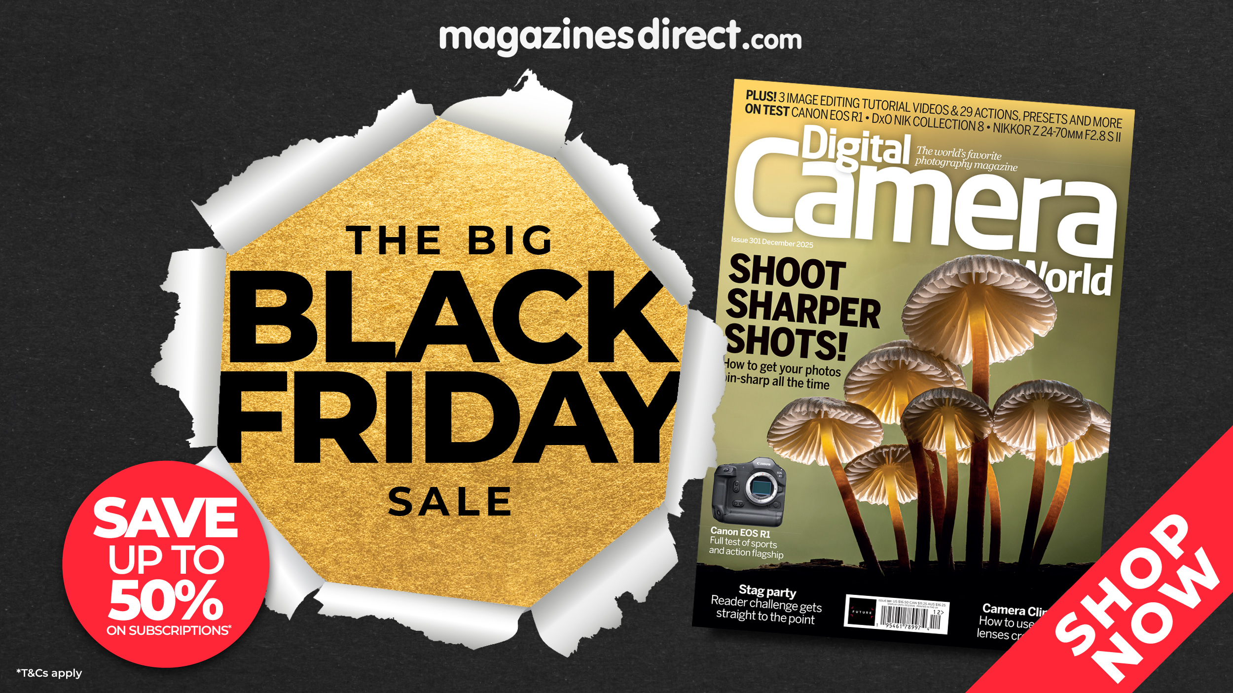 Black Friday Digital Camera magazine subscription deal
