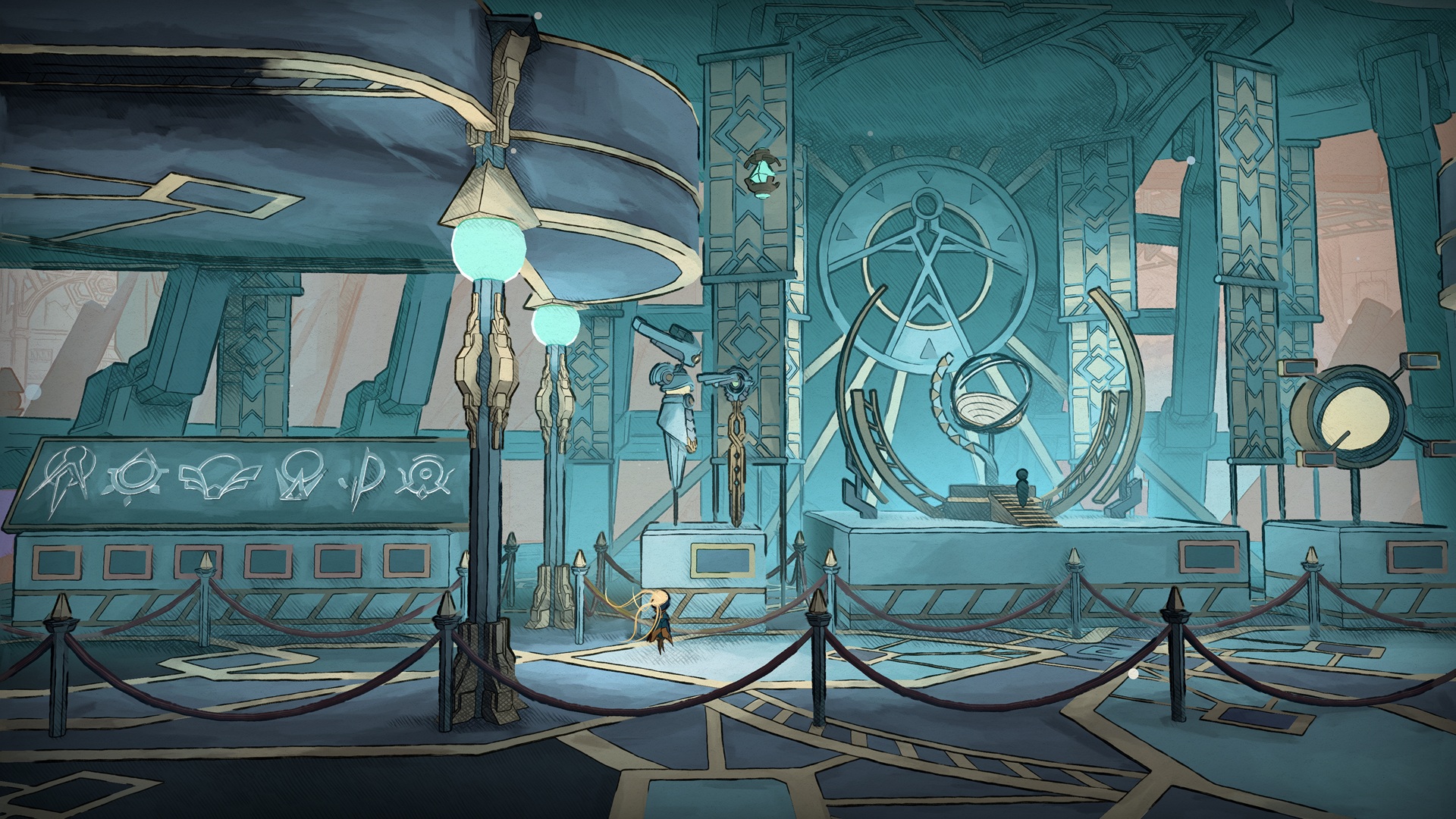 A screenshot from Mio: Memories in Orbit