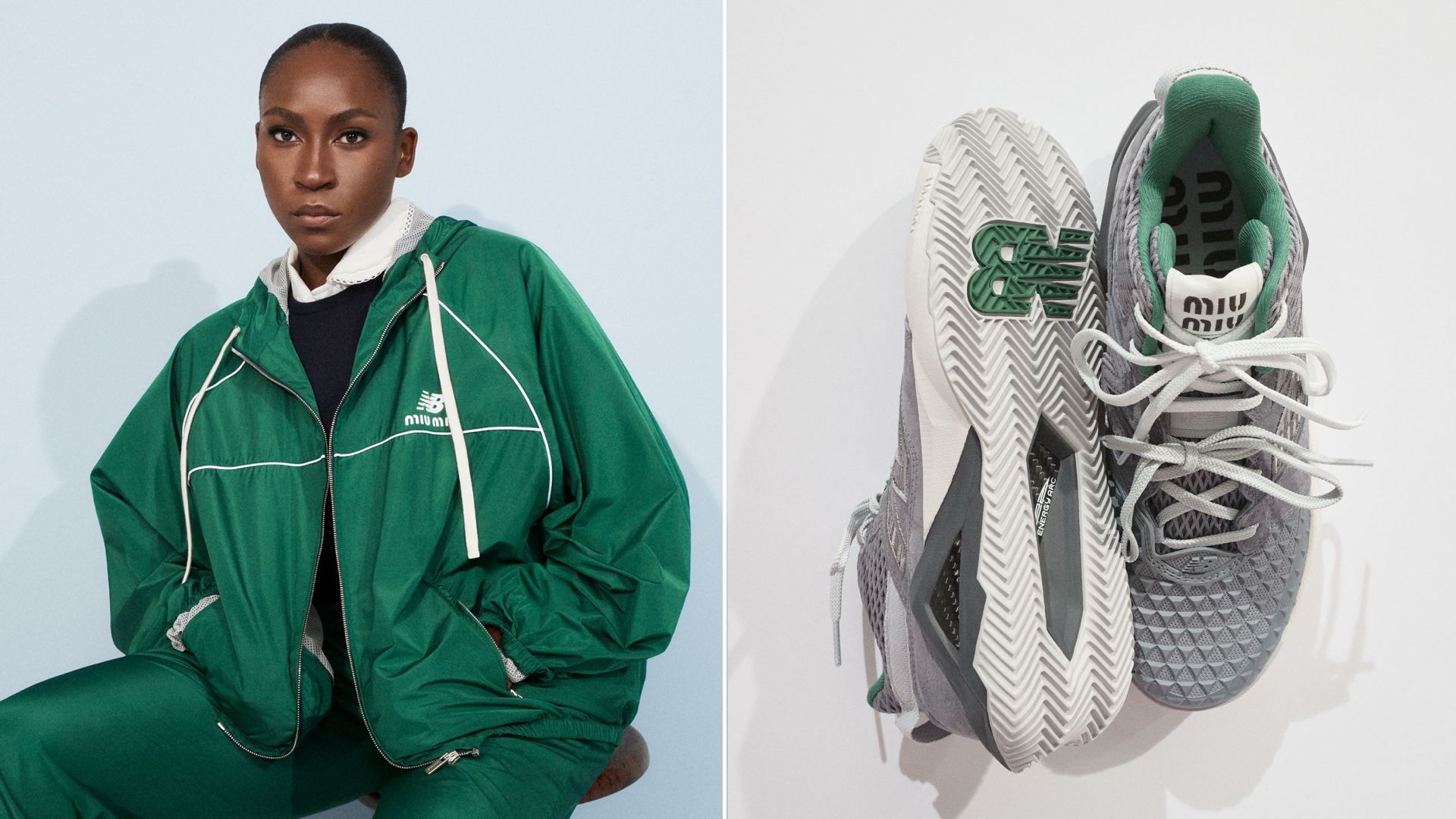 New Balance x Miu Miu Sneakers Return With Coco Gauff Collab