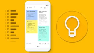 Google Keep on phone