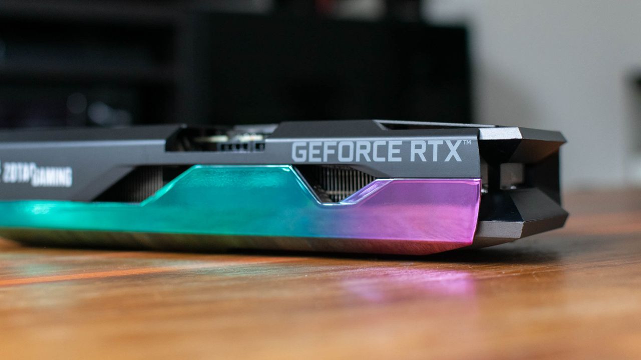 Zotac GeForce RTX 3070 AMP Holo logo detail