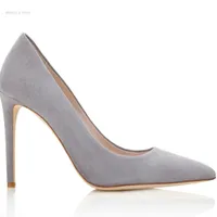 Rebecca Court Heels in Steel, $465 (£425) | Emmy London