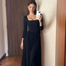 A collage of the best kitten heel boots, as pictured on Emily Ratajkowski. 