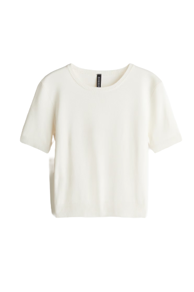H&M, Fine-Knit T-Shirt