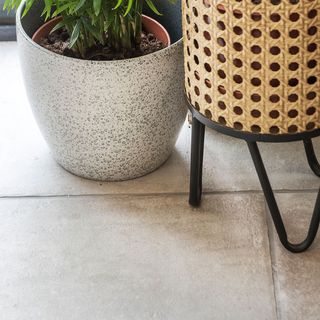 tiled kitchen floor