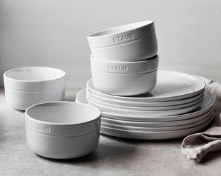 Staub dining line 12-piece dinnerware set