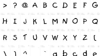 The definitively named kids' font