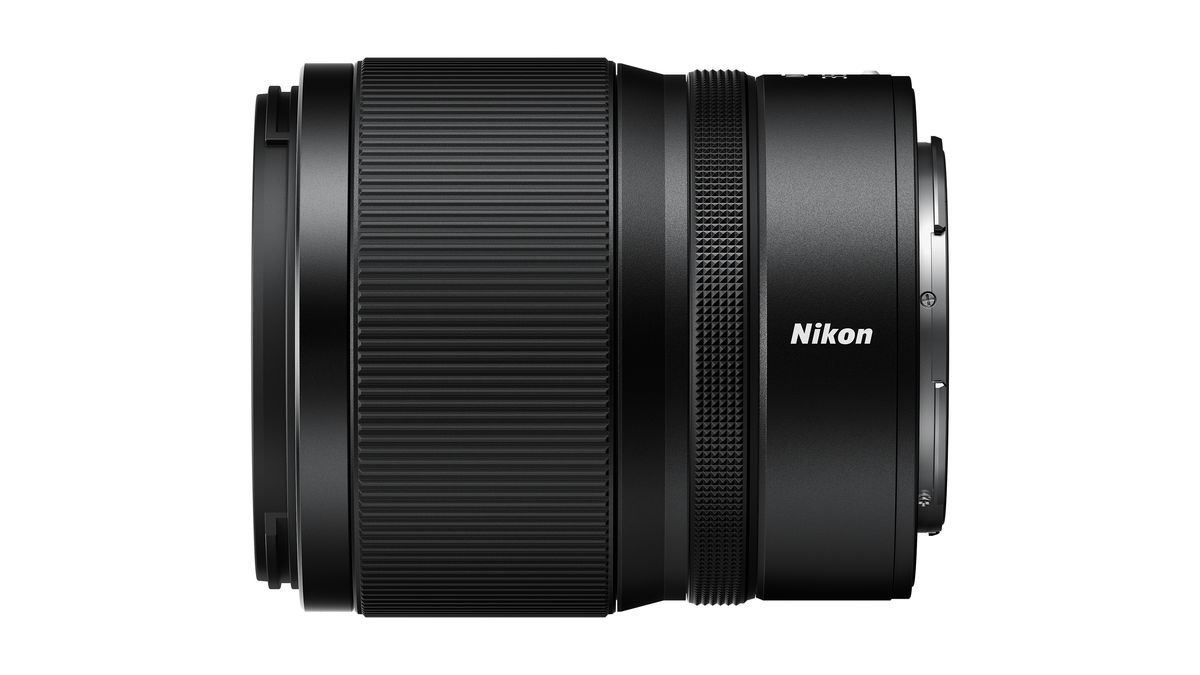 Nikon Nikkor Z 35mm f/1.4 lens against a white background
