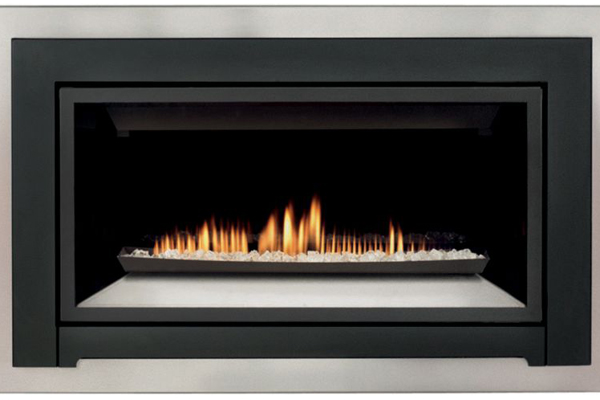 Scan fireplace insert.
