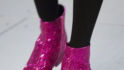 How to DIY Saint Laurent's Glitter Boots