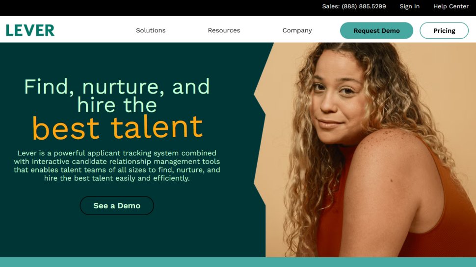 LeverTRM website screenshot (March 2026).