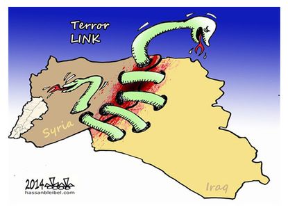 Political cartoon Syria Iraq terrorism