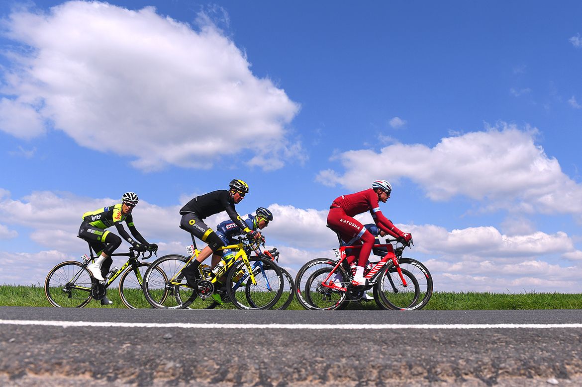 Early breakers at La Fl&egrave;che Wallonne