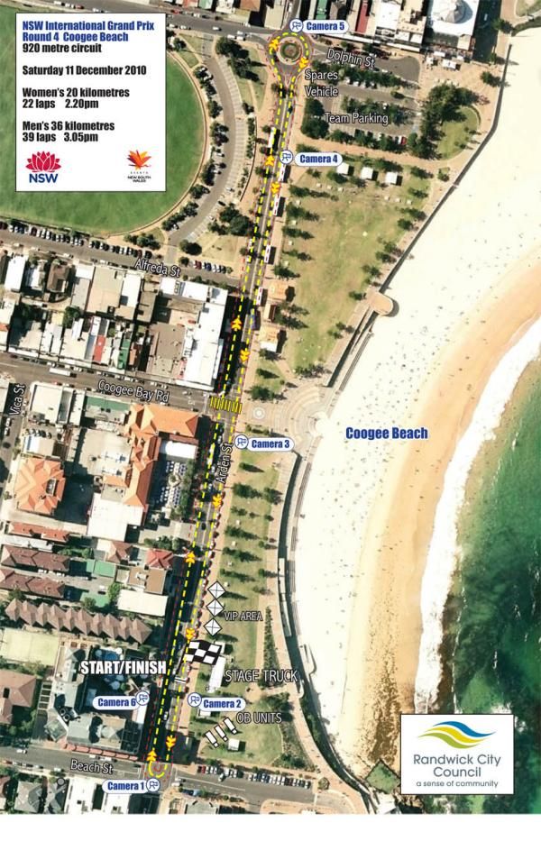 Event 4: Coogee - men 36 km; 20 km.