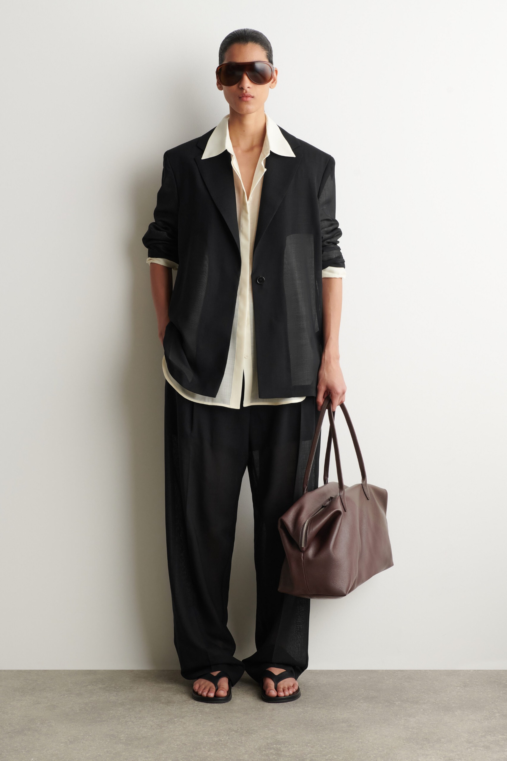 Frieze Bowling Bag - Leather