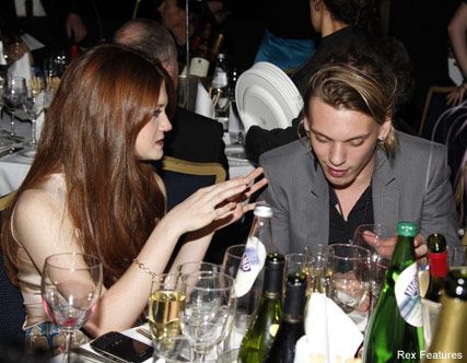 Jamie Campbell Bower &amp; Bonnie Wright - Celebrity News - Marie Claire