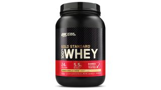 Optimum Nutrition flavor protein powder, one of the best protein shakes for losing weight