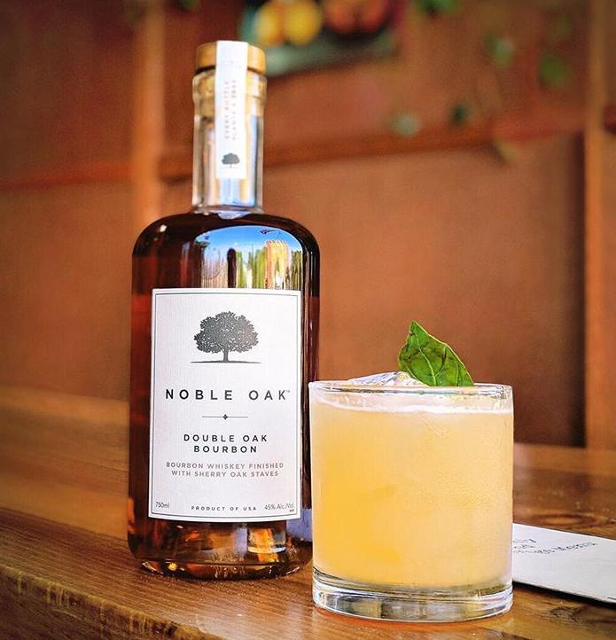 Noble Oak Basil Sour
