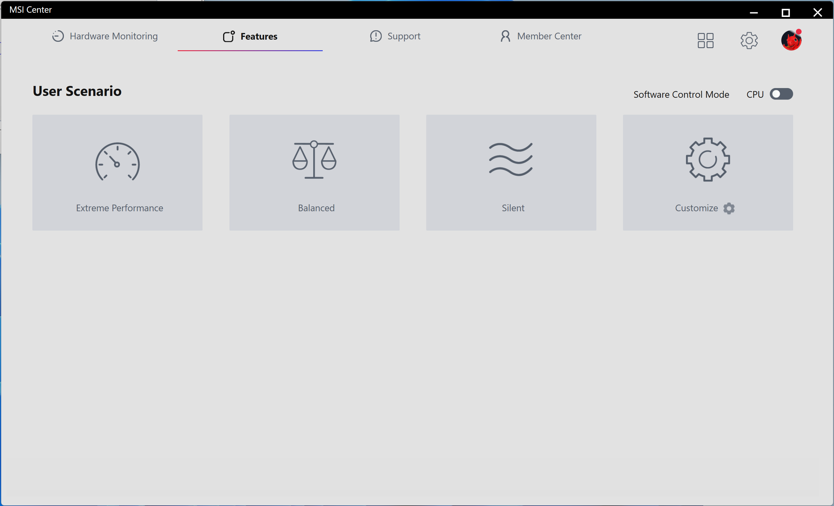 MSI MAG B850 Tomahawk Max Wifi II - MSI Center