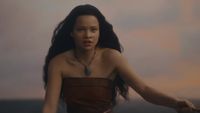 Moana (Catherine Laga'aia) looks ahead in Moana.