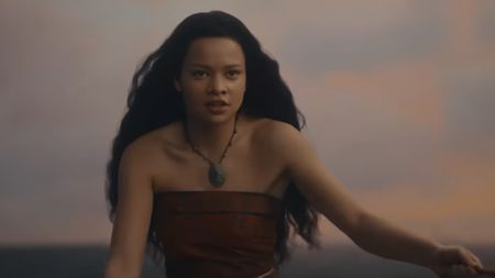 Moana (Catherine Laga'aia) looks ahead in Moana.