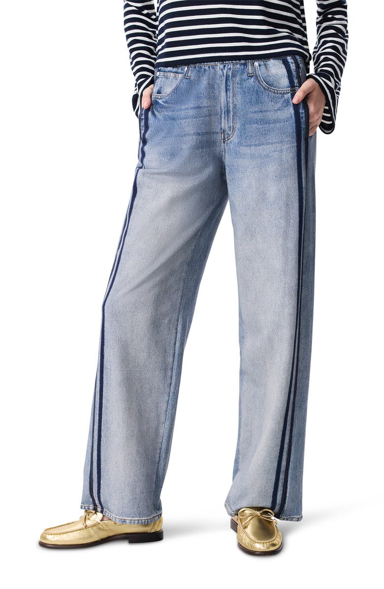 Miramar Stripe Track Jeans