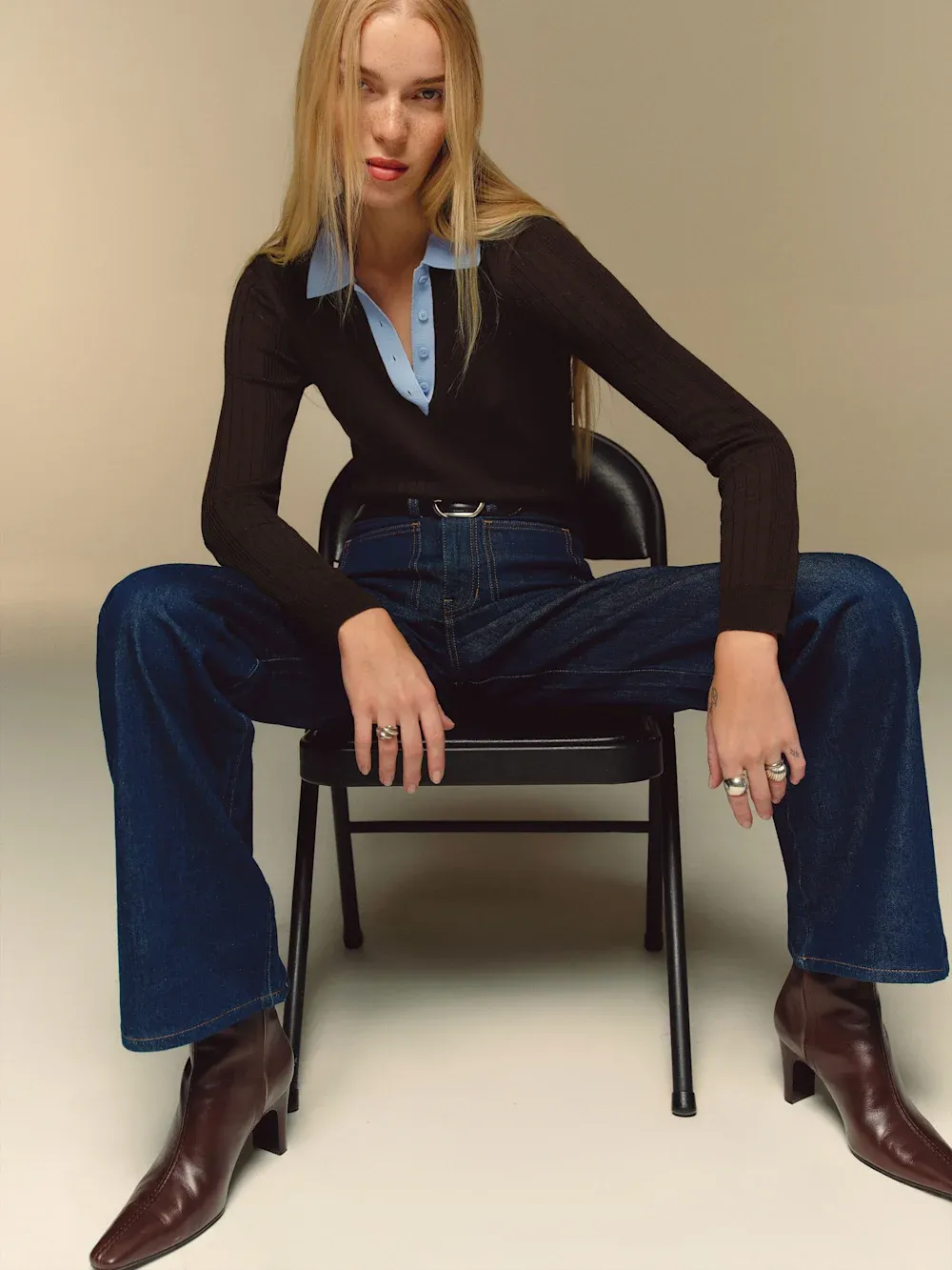 thereformation, Hermia Regenerative Merino Polo