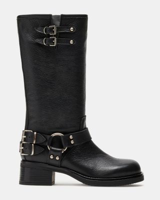 STEVE MADDEN, Astor Leather Knee-High Boot