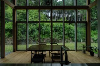 japanese wooden house with views of nature, designed by MMA Inc and featured in Wallpaper* Architects' Directory 2022