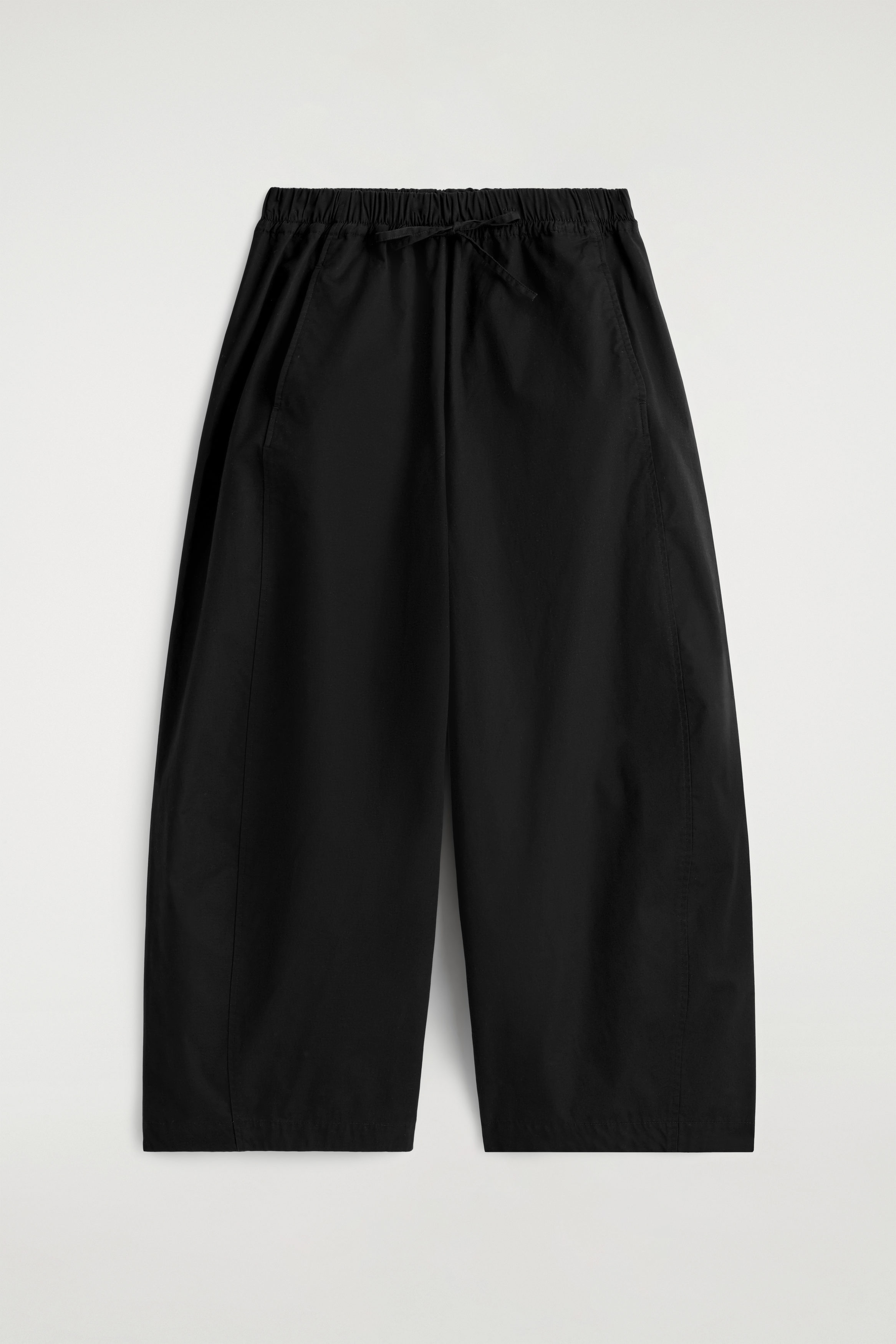Elasticated Barrel-Leg Pants