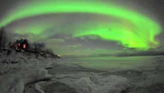Aurora Over Sweden's Abisko National Park