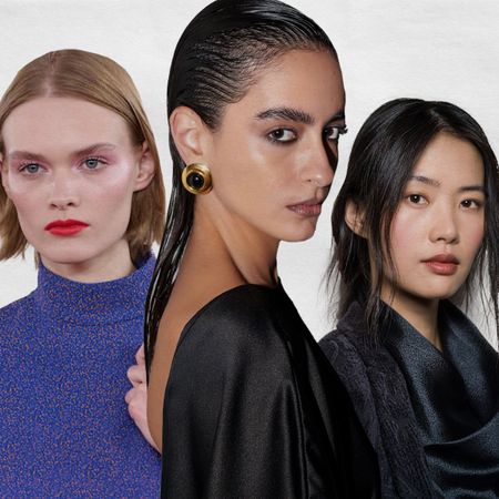 Fashion Month F/W '26 beauty collage