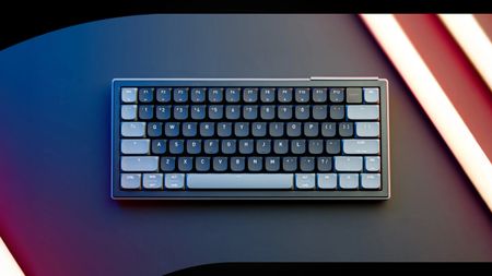 Render of Cherry XTRFY K63W Pro gaming keyboard