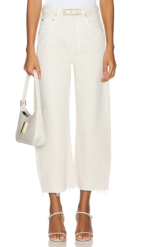 Ayla Undone Hem Crop Jeans
