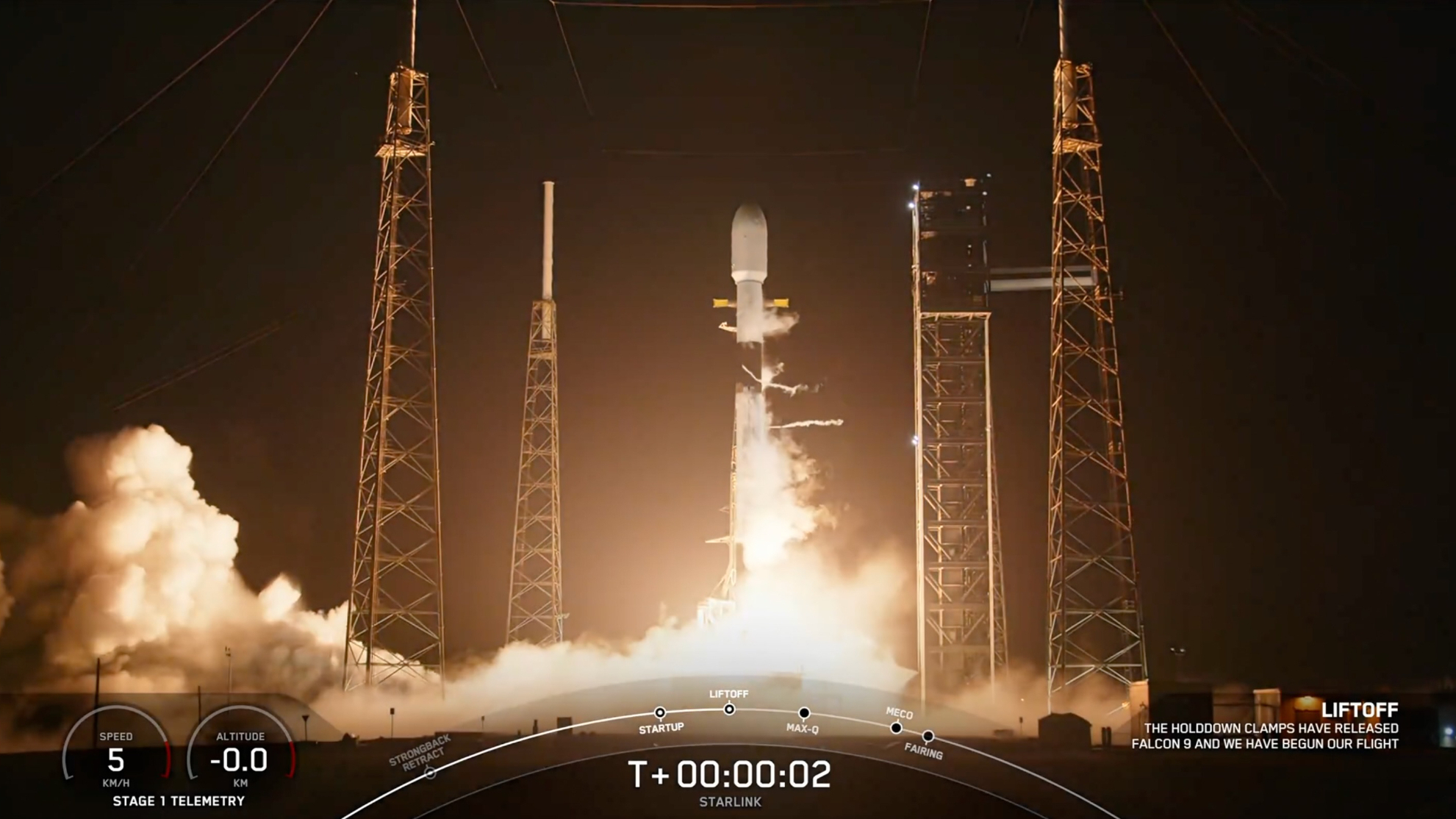 A SpaceX Falcon 9 rocket launches 28 Starlink satellites from Florida on May 10, 2025.