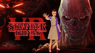 Stranger Things VR promotional image showing Vecna and Eleven