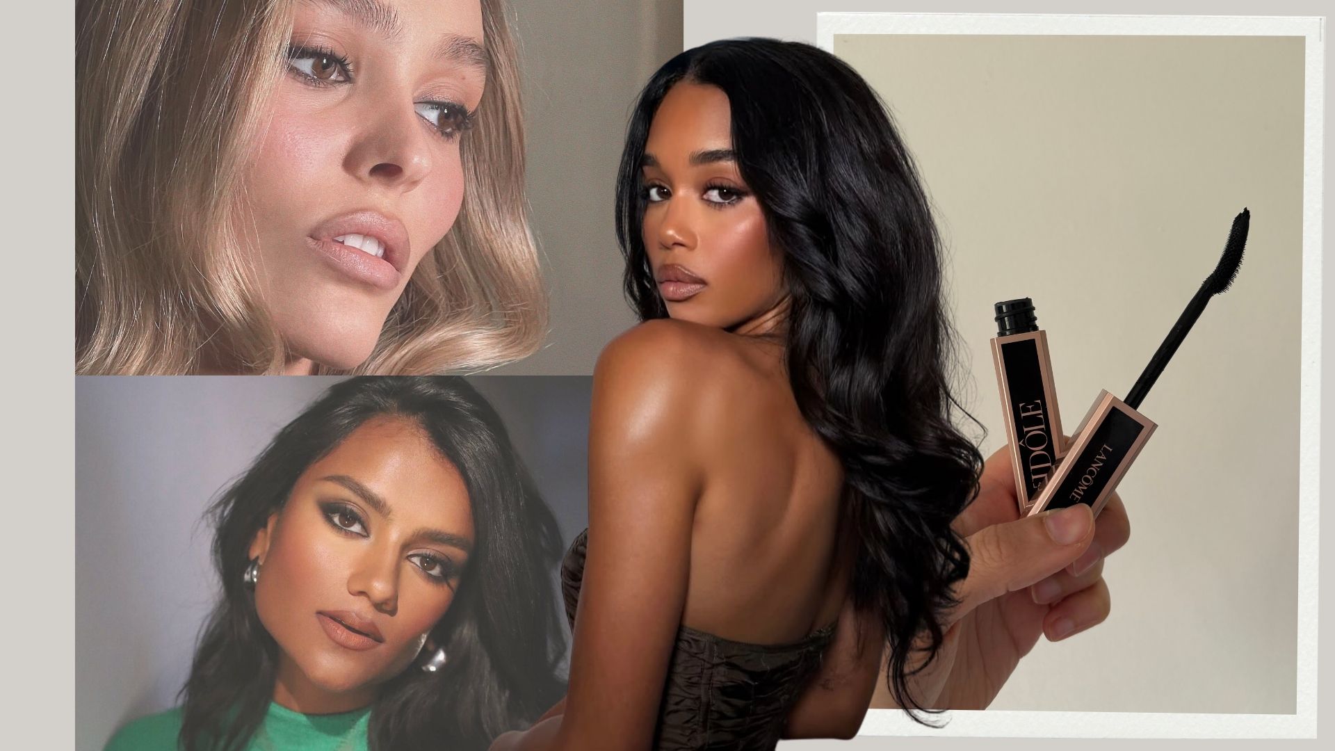 Lily Rose Depp, Simone Ashley and Laura Harrier with the best waterproof mascaras, including Lancome Idole