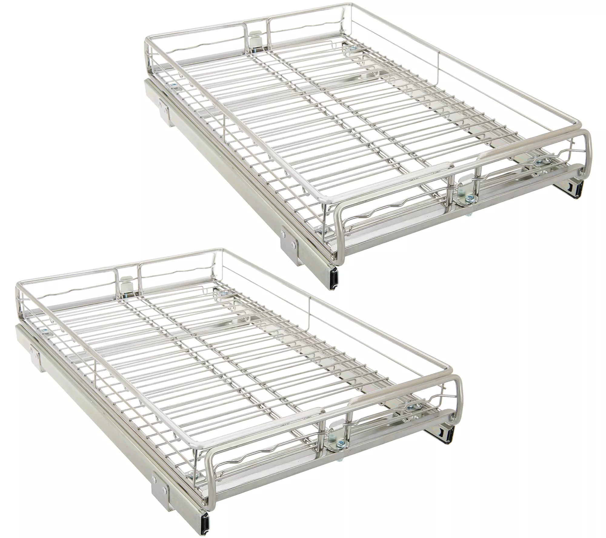 Pop-It Set of 2 Large Sliding Cabinet Drawer Organizers