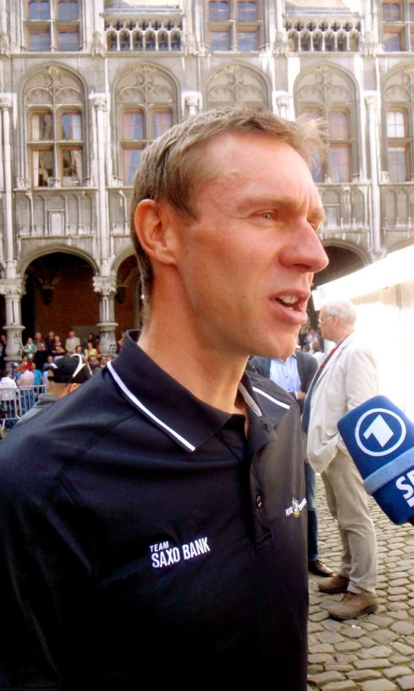Jens Voigt (Saxo Bank) was looking strong at Fl&egrave;che Wallonne on Wednesday