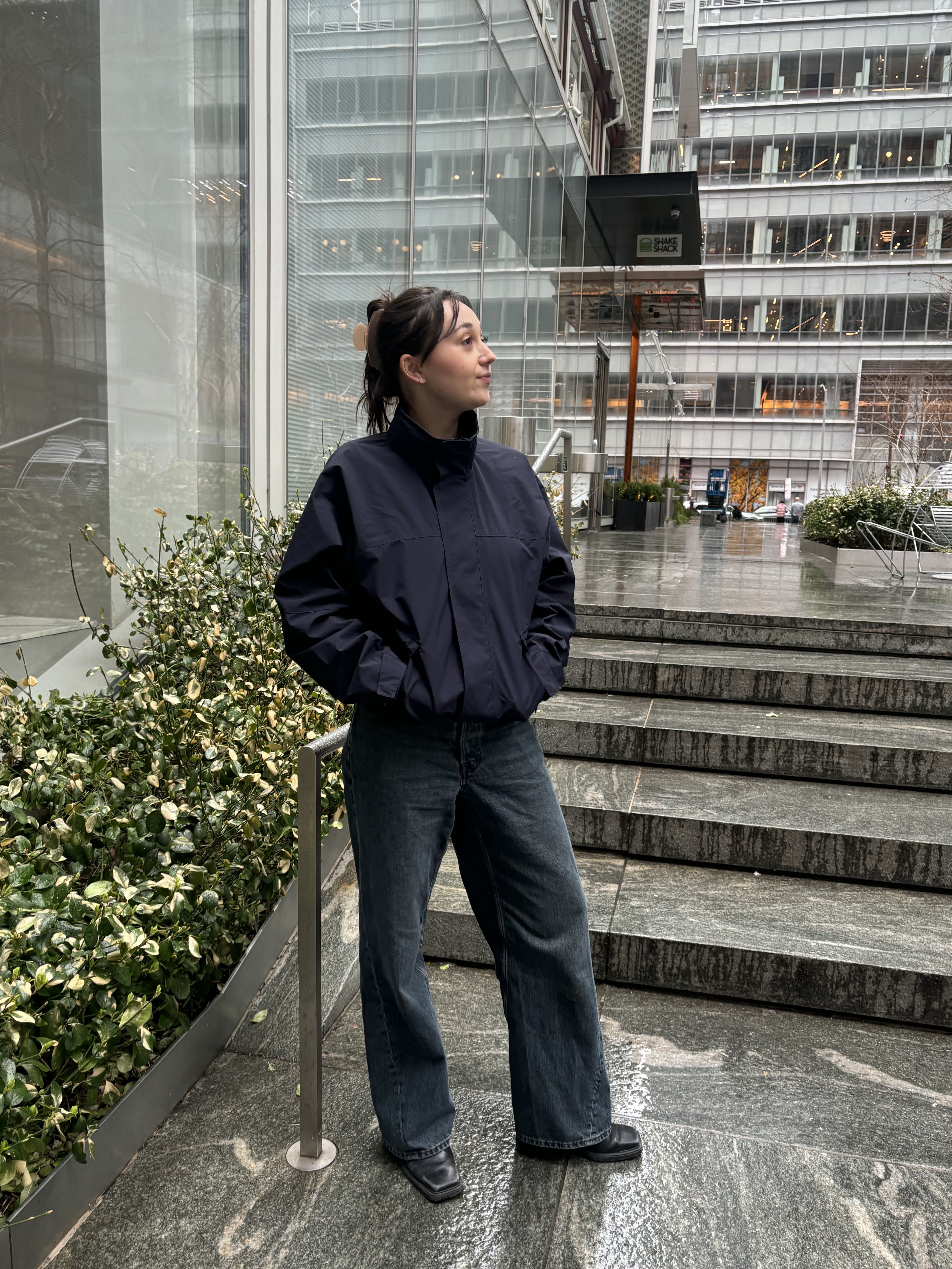 Fashion Features Editor Emma Childs tests the JW Anderson and Uniqlo Windproof Stand Blouson