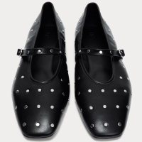 Studded Buckle Flat Ballet Pumps | £39.50 at M&amp;S