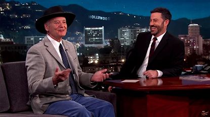 Bill Murray gives Jimmy Kimmel life advice