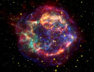 One of the last supernovae known to have exploded in our Milky Way Galaxy was the star that left behind the Cassiopeia A supernova remnant over 300 years ago, which is 11,000 light-years away — much too far to have affected Earth.