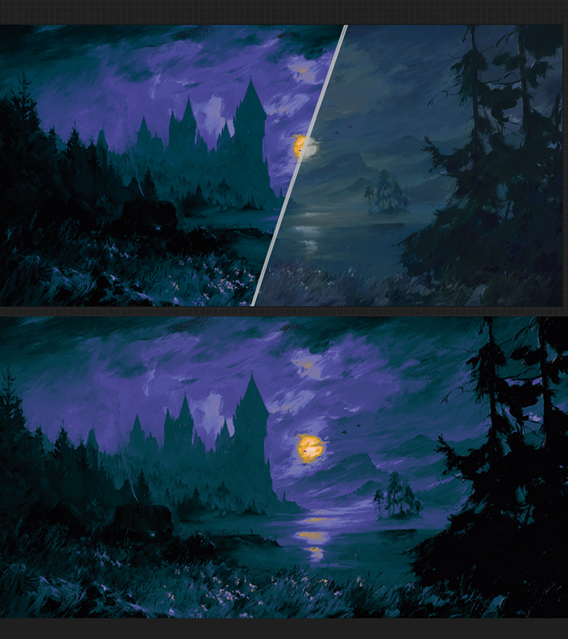 Procreate tips for environment painting