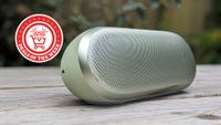 A picture of the Harman Kandon Luna 2 Bluetooth speaker with the deals of the week logo overlaid